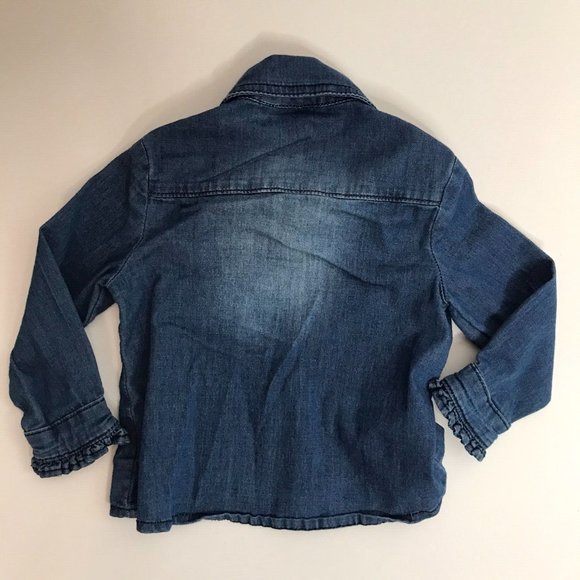 Adriano Goldschmied Baby 12 Months Blue Long Sleeve Shirt Top - Picture 7 of 7